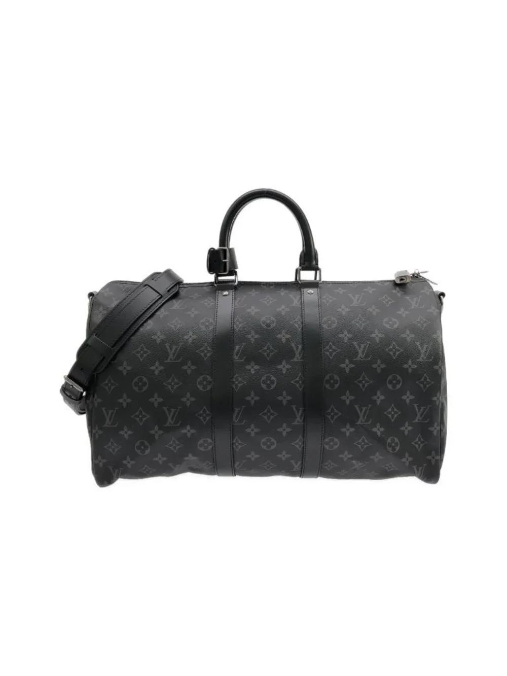 Louis Vuitton Monogram Eclipse Keepall Bandouliere 45 Boston